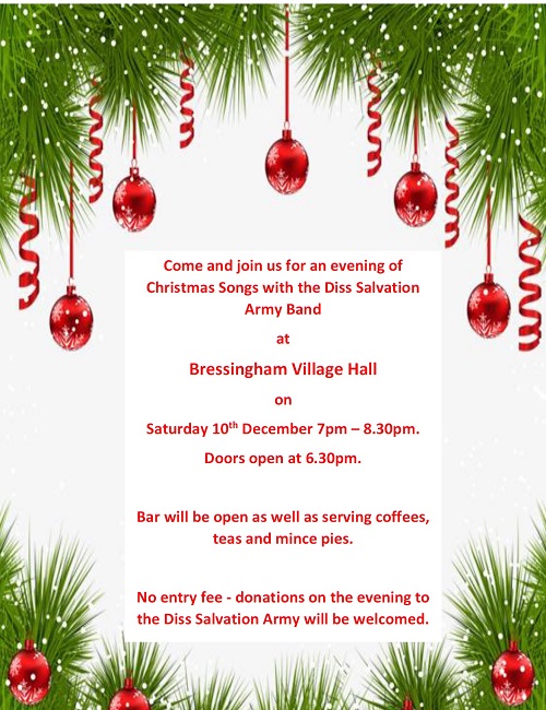 Village Hall Christmas Poster 