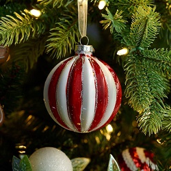 Red White Bauble image