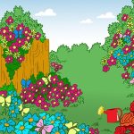 Cartoon garden image
